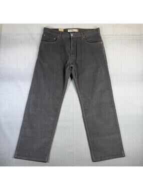 Levis 559 Corduroy Pants Mens 36x30 Gray Relaxed Straight Cords Jeans NWT